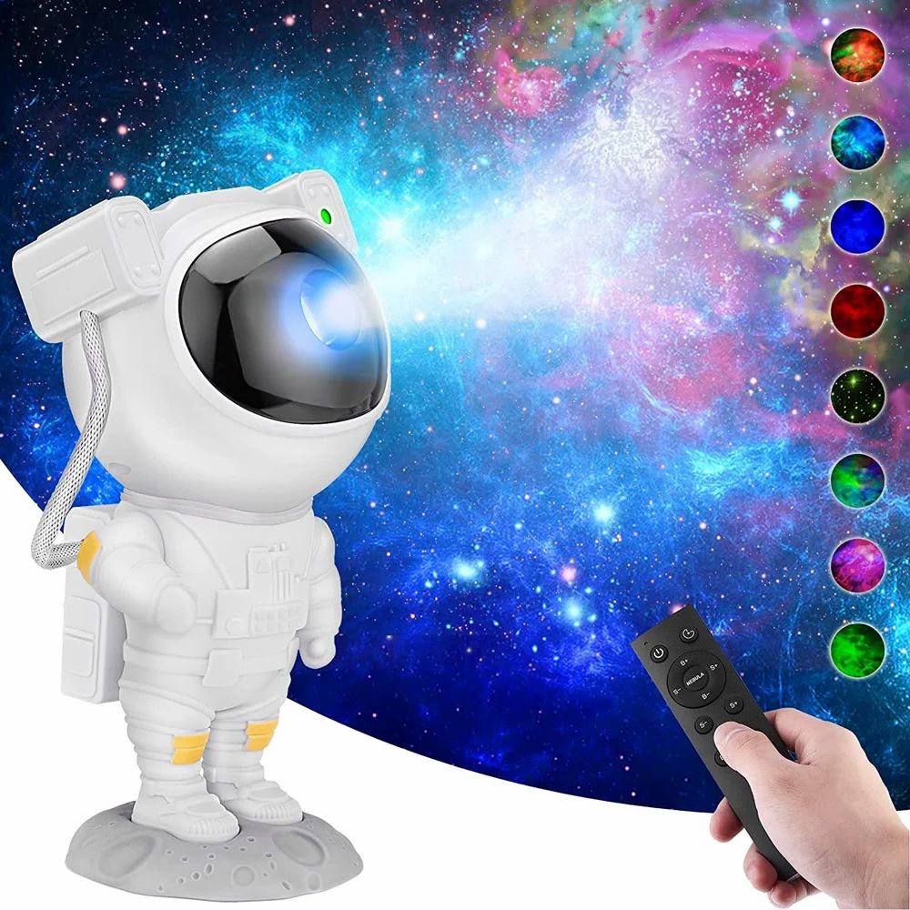 🚀 PROIETTORE GALAXY ASTRONAUTA – ATMOSFERA SPAZIALE A CASA TUA! 🌙