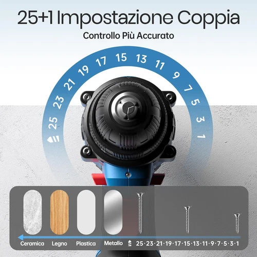 🔧 TRAPANO AVVITATORE ELETTRICO 12V – CON VALIGETTA & ACCESSORI!