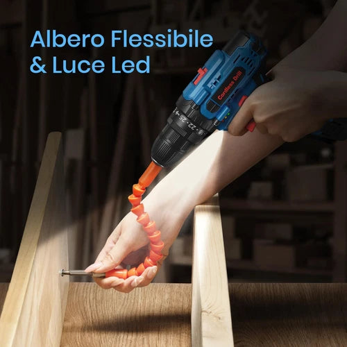 🔧 TRAPANO AVVITATORE ELETTRICO 12V – CON VALIGETTA & ACCESSORI!